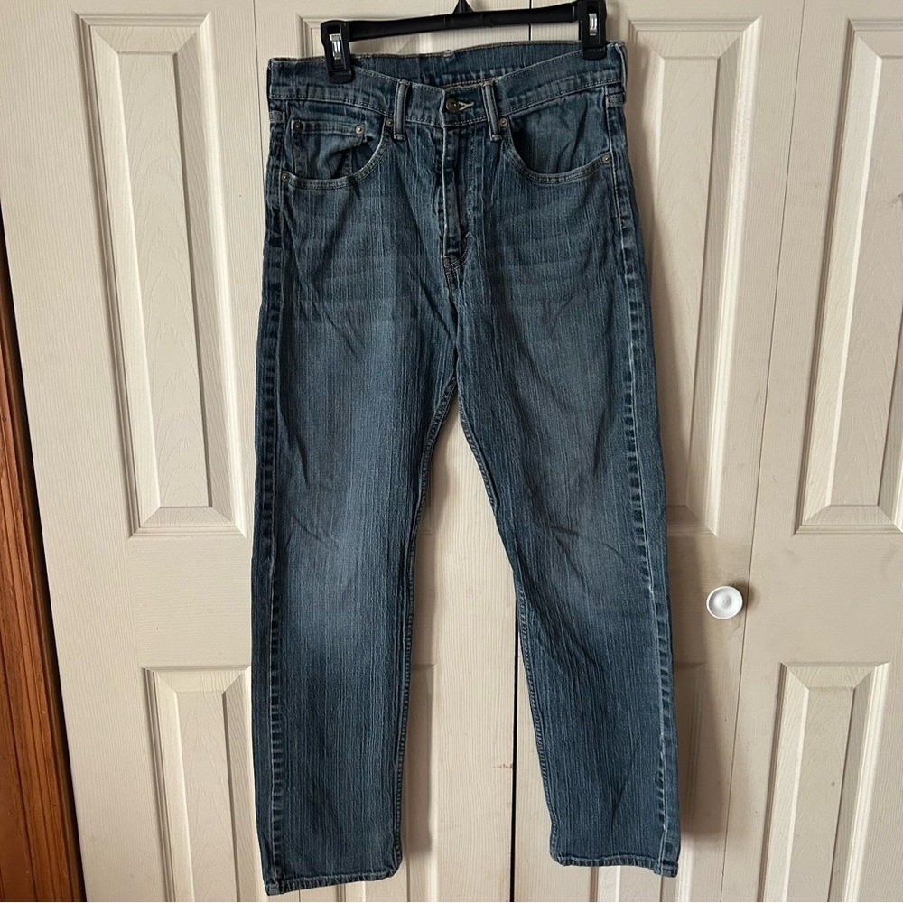 Levi's Blue Straight Jeans Classic Style 505 - Picture 1 of 7